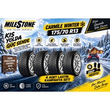 Milestone 175/70 R13 Carmile Winter 82T Kış Lastiği (4'lü Takım) (Üretim : 2026)