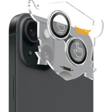 Buff iPhone 15 / 15 Plus Air Fit Kamera Lens Koruyucu - Şeffaf