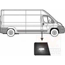 BSG Peugeot Boxer 3 (2006 Yılında Çıkan Kasa) Orta Direk Çıtası Sağ (Sinyal Delikli) (Oem NO:8547W3)