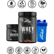 Peak 2 Başlangıç Paketi: Whey Protein 500G + Kreatin Monohidrat 300G + Shaker