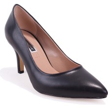 Dagoster DZA07-388412 Siyah Stiletto Topuklu Kadın Ayakkabı