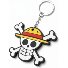 Magicland One Piece Temalı Jolly Roger Anahtarlık - Korsan Amblemi Figürlü Çanta Aksesuarı