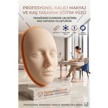 Pileli Store 3D Kalıcı Makyaj Pratik Yüzü, Silikon Microblading Kaş Dudak Eğitim Mankeni 723165