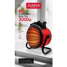 Epilons Ultra Güçlü 3000 Watt Taşınabilir Elektrikli Portatif Isıtıcı Soba Sıcak Hava Üfleyen Fan Radyatör