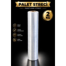 Yatağan Ambalaj Palet Streci 2 kg 1 Adet Paketleme Streci Şeffaf Streç Film