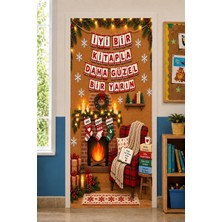 Promisebackdrop2 190X75CM Lastikli Okul Sınıfları Kapı Giydirme, Iyi Bir Kitapla Daha Güzel Bir Yarın, Kumaş Kapı Giydirme, Sınıf Kapısı, Okul Etkinlik Kapı Giydirme