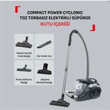 Tefal TW37B1TR Compact Power Cyclonic 850 W Toz Torbasız Elektrikli Süpürge