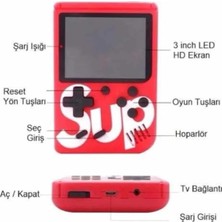 Epilons Nostalji Oyunlu Mini Atari Gamebox 400 Oyunlu El Atarisi