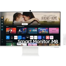 Samsung M8 LS32DM801UUXUF 32" 4 Ms 4K Pivot 60 Hz Monitör - Outlet
