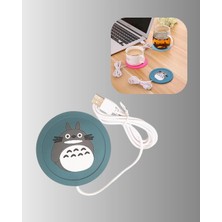 Epilons Totoro Figürlü USB Bardak Isıtıcı Sıcak Tutucu Mat 60 Derece Maksimum