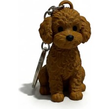 Magicland Poodle Köpek Figürlü Dekoratif Anahtarlık - Sevimli Çanta Aksesuarı