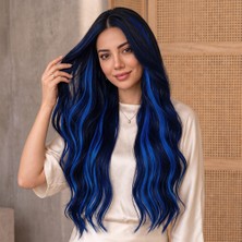 Maxi Trendy Renkli Gerçek Boncuk Kaynak / Koyu Mavi / 10 Adet
