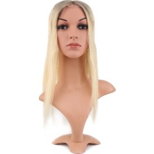 Maxi Trendy Ön Kısmı Ekstra Tül Rus Kumralı / Platin Ombreli Baby Taban Tepelik / 13X14CM