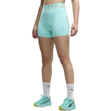 P529151 Puma x Hyrox W Pwrmode 4 Inch Short Tıght Kadın Tayt Yeşil
