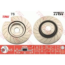 Fren Dıskı On 4-Matic W166 X166 C292 Trw A1664211600