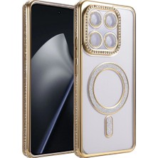 A-Luxe Xiaomi Mi 17T Pro Joke Simli Magneticsafe Kılıf - Gold