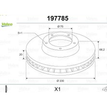Fren Dıskı Arka F30 F32 F33 F34 F36 Valeo 34216864899