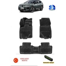 Ahlparts Citroen C5 Aircross (1.6 Phev) 2025 Sonrası Uyumlu 3D Havuzlu Paspas Asma Koku ve Numaratör Hediyeli