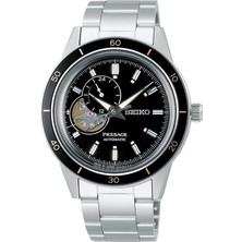 Seiko SSA425J1 Otomatik Çelik Gri Siyah Kadran 41 mm Erkek Kol Saati