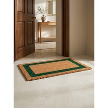 Tiritoğlu Home 50 x 90 cm Yeşil Koko Paspas Kaymaz Taban Kapı Önü Iç/dış Mekan