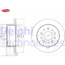 Delphi Arka Fren Dıskı Boxer Iıı 06 Ducato Iıı 06 Jumper Iıı 06 280X16X5DL Delphı 1673602180/ 51749274/ 4249.31/ 4249.K7