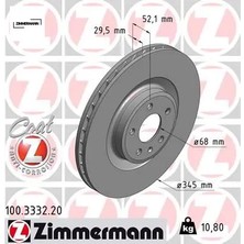 Zimmermann Ön Fren Aynası Havalı Q5 2.0 Tfsı/2.0 Tdı/3.0 Tdı/3.2 Fsı 08- A5 S5 Quattro 07- A4 S4 Quattro 08- 98 8K0615301K/ 8K0615301M