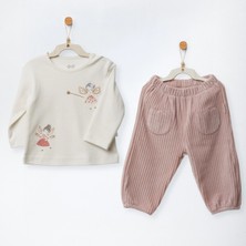 Andywawa Kız Bebek Takım 2 Pcs Set Velvet Blossoms ANW-AC27083