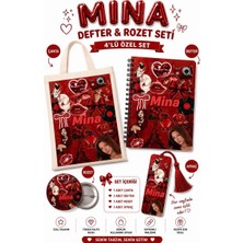 Manifest Bez Çanta Defter Rozet Ayraç Set Sueda Mina Lidya Esin Hilal Zoktay