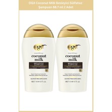 Ogx Coconut Milk Besleyici Sülfatsız Şampuan 88.7 ml 2 Adet