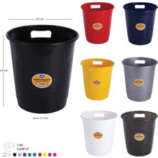 Ark 1050 Plastik Çöp Kovasi 255X275 9,5 Litre Karışık Renk