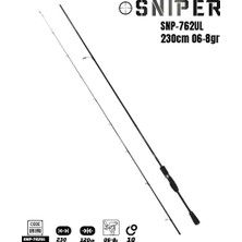 Fujin Sniper 230CM 0.6-8gr Ultra Light Lrf Kamışı FSN-762UL Siyah