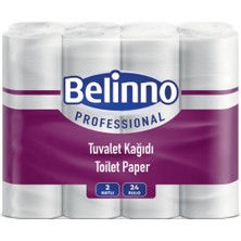 Belinno Prof Tuvalet Kağıdı 2 Katlı 24 Rulo x 3 Paket