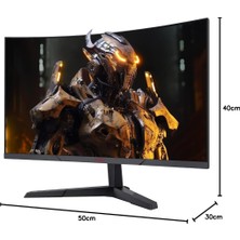 Koorui 27E6QC 27" 1 Ms 2k Curved 165 Hz Oyuncu Monitörü - Teşhir