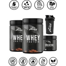 Peak 2 Başlangıç Paketi 3: 2 Adet Whey Protein (2X500G) + Kreatin Monohidrat (300G) + Shaker