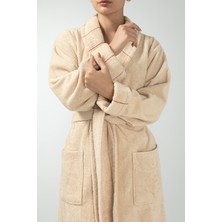 Cotto N Mania Carmine Robe Dust Pamuklu Unisex Salyaka Bornoz