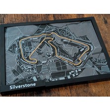 Magicland F1 Pist Haritalı Dekoratif Tablo - 25 Pist Seçenekli Yarış Temalı Duvar Dekoru