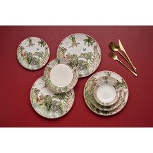 Rani Mobilya Rani Home Yemek Takımı (24 Parça) Hermia Çok Renkli HE-6795