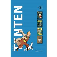 Alfa Yayınları Tenten'in Maceraları Cilt 8 Dört Kitap Birarada (Ciltli-Kutulu)