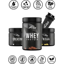 Peak 2 Fitness Paketi: Whey Protein (500G) + Kreatin Monohidrat (300G)  + Bcaa 4:1:1 (300G) + Shaker Performans Seti