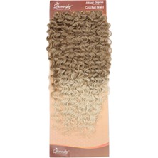 Ernet Group Queensky Afro Dalgası Saç / 75CM / 240GR / Kumral Platin Ombre