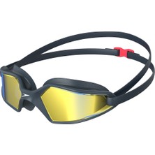 Speedo Hydropulse Aynalı Yüzücü Gözlüğü Siyah Kauçuk Malzeme ile Yetişkinler İçin Anti Fog Özellikli
