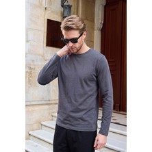 Buratti Pamuklu Bisiklet Yaka Basic Sweat Erkek Sweat 59050742