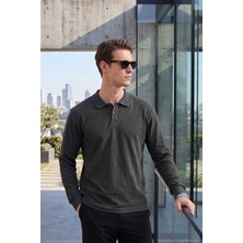 Buratti Pamuklu Düğmeli Polo Yaka Sweat Erkek Polo Yaka Sweat 5905838