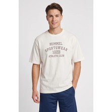 Hummel Oversize % 100 Pamuk Bisiklet Yaka T Shirt Erkek T Shirt 912433