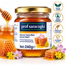 Prof Saracoğlu Prof Saraçoğlu %100 Süzme Yayla Balı 240 gr | Doğal Çiçek Balı
