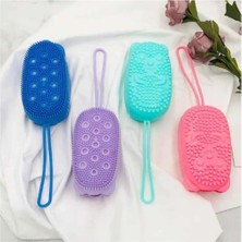 Herfie Banyo Ovucu Masaj Aleti Sabunluklu Gövde Temizleme Erkek Kadın Kullanımı