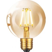 Ledolet Flament 4W 2700K G80 LED Ampul Kırılmaz Gövde Dim Edilebilir