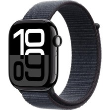 Apple Watch Series 10 Gps 42MM Simsiyah Alüminyum Kasa ve Mürekkep Moru Spor Loop Kordon Akıllı Saat - Teşhir