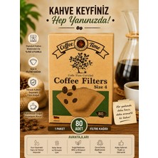 Coffee Time Kahve Filtre Kağıdı No:4 80'li