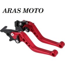 Manet Kırmızı (Bordo) Bajaj Pulsar Rs 200 - Ns 200 -Ns 150-160 Uyumlu Spor Moto Eay